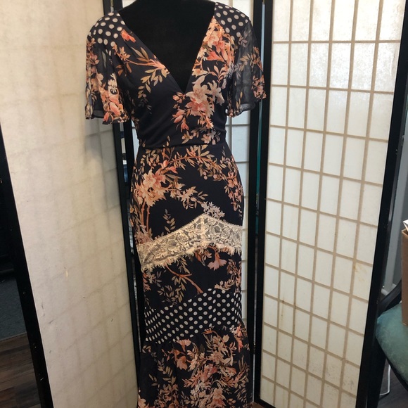 hope and ivy polka dot dress